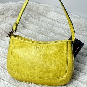 Loewe Vintage Bright Yellow Shoulder Bag AUTHENTIC